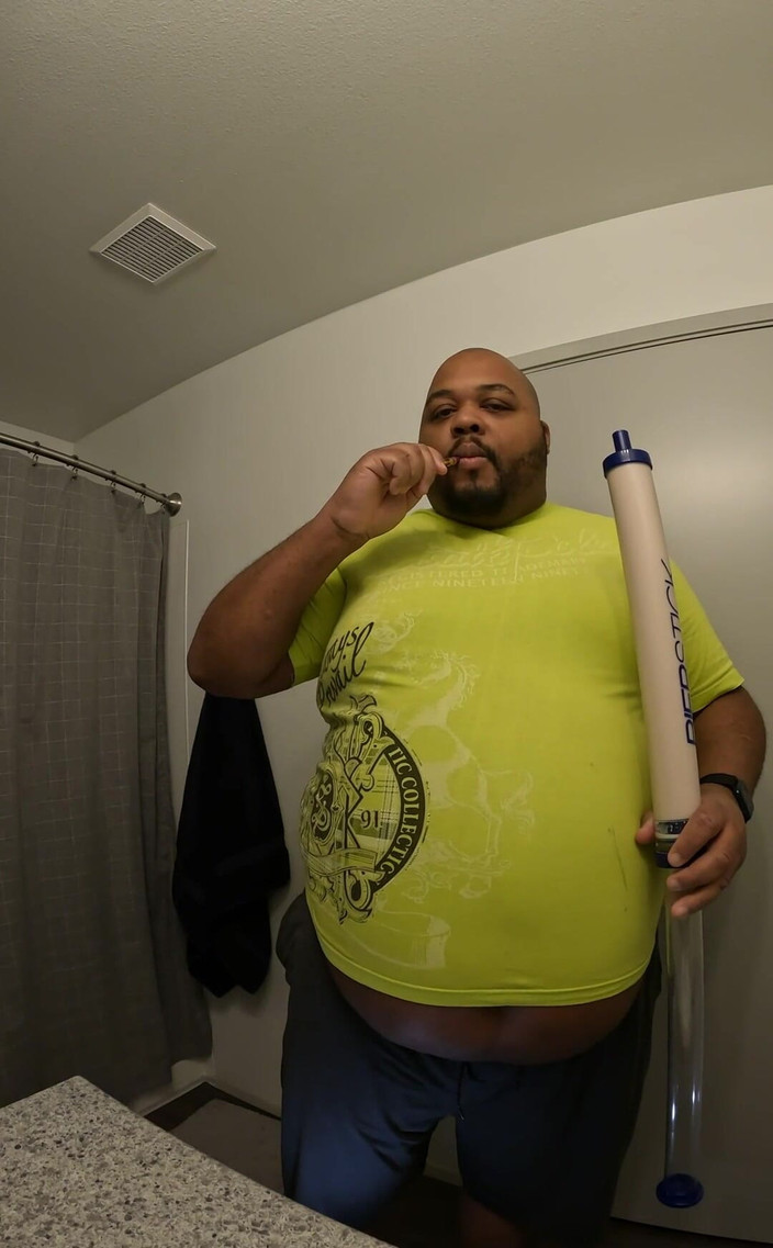 Blkhole420: Bierstick chug part 4 and weight in