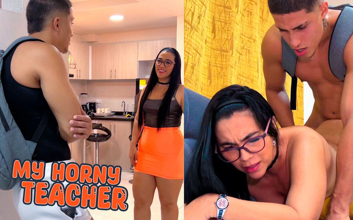 MilanRodriguez: Můj učitel je velký zadek MILFka, která mi pomáhá předat...