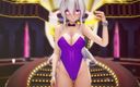 Mmd anime girls: Mmd R-18 fete anime clip sexy cu dans 469