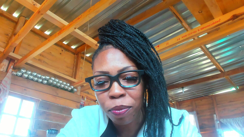AnalEbony: Terapeuta sexual role-play ajudando o cliente a se masturbar para...