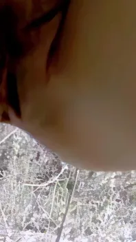 Anna: Anna Peeing in the Woods