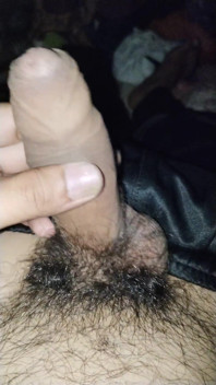 Big Dick Orgasm Cumshot at Night