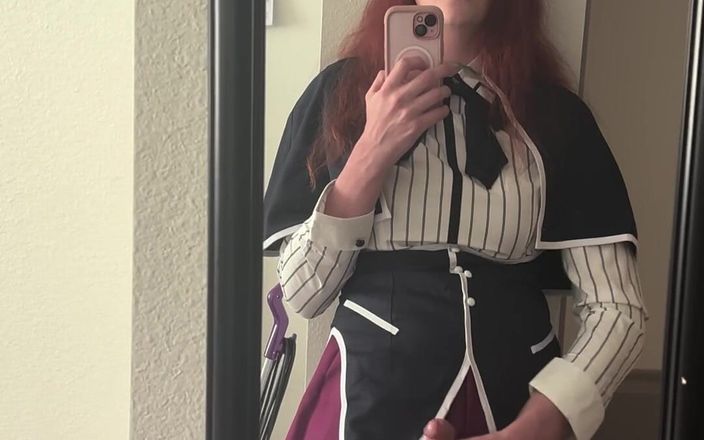 Kapri Sun: Transsexual cosplay ejaculação