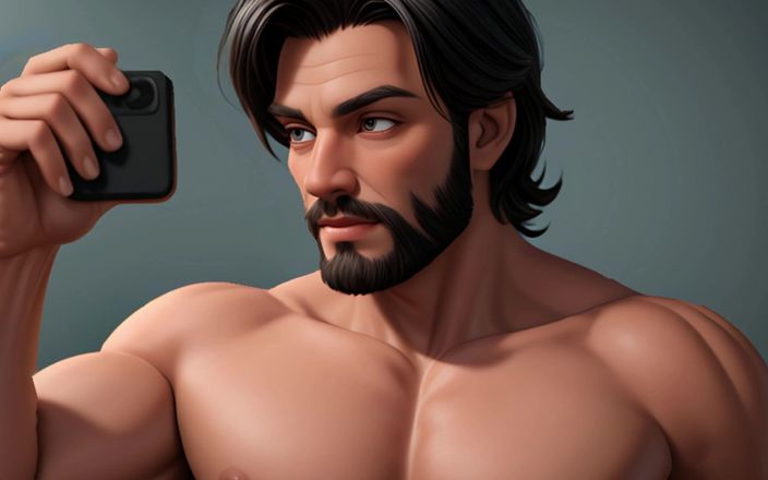 Erotic Man: Irreale fusto bello bello 3D uomini cgi