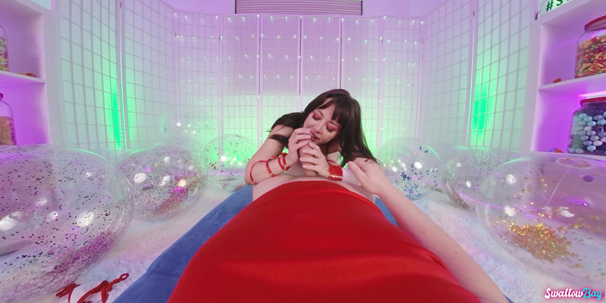 Swallowbay 2D: Cewek sange rambut cokelat dientot gaya doggy habis-habisan - pov