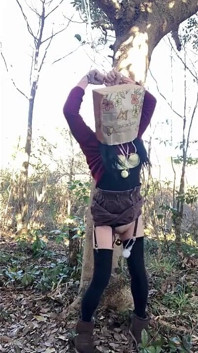 Master's Training Session No. 101: Outdoor Blindfolded Vibrator Training
