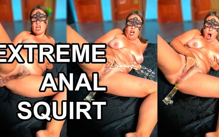 Anal stepmom Mary Di: Orgasme anal extrême avec squirt. Énorme squirt, sodomie, MILF solo. Squirt énorme,...