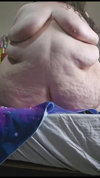 SSBBW Velké břicho Chvěje hluková postel