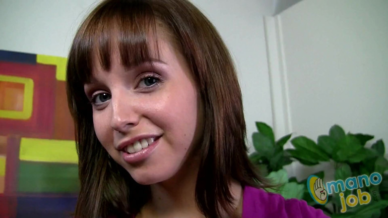 Mano Job: This is barely legal amateur beauty Hayden Winters first time...