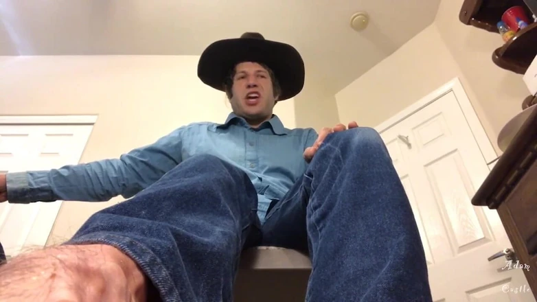 Adam Castle Solo: Food on Feet Gay JOI POV Kompilacja