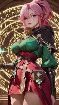 巨大な魔法陣の下で深くしゃがみ、緑色の戦闘装備がきつく伸びていた。