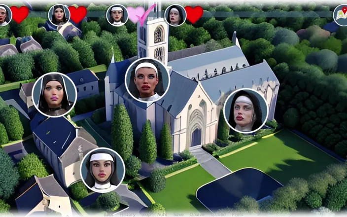 PornGameHunter: Complete Gameplay - Busty Naughty Nuns