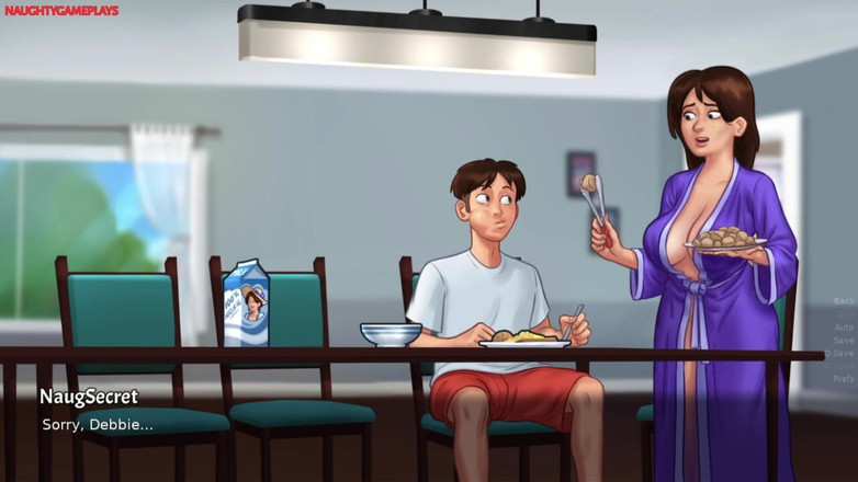 Naughty gameplays: Summertime Saga 03 by Darkcookie - 巨乳の変態ふしだらな女は彼をとてもムラムラさせるのが大好きです