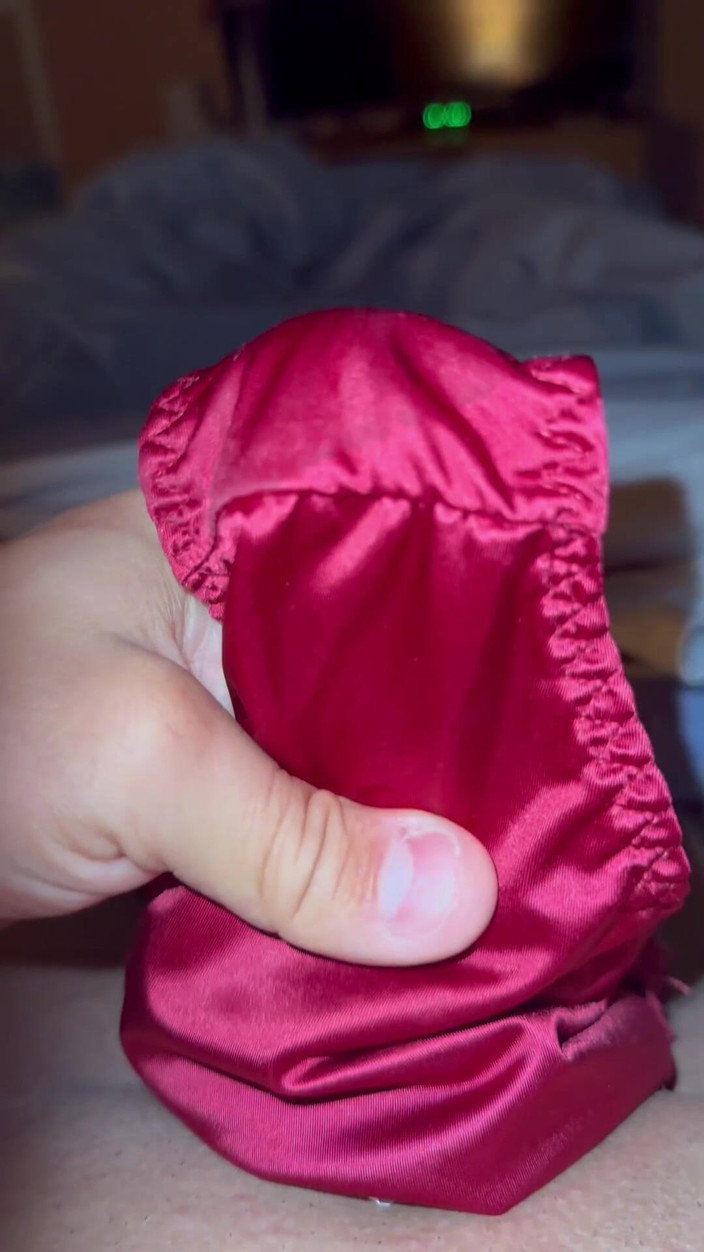 Bigbrook45: Red Satin Panties