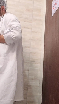 Doctor and Nurse Can't Resist and Have Sex in the Hospital Bathroom During Their Shift