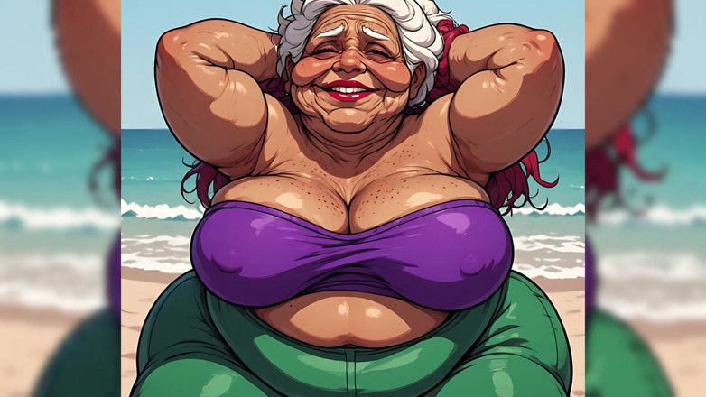 AI Porn: SSBBW tecknade indianer