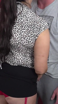 Mature Lady with Big Natural Tits Having Sex with a Young Man.