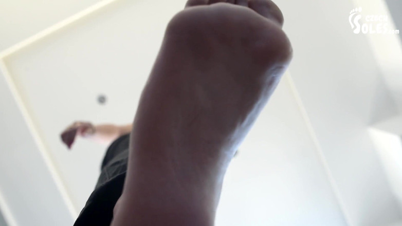Czech Soles - foot fetish content: POV giantess foot and but crushing