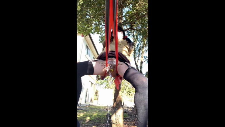 megu2002: Tränarens träning nr 91 Slappna av i en hängmatta med hål