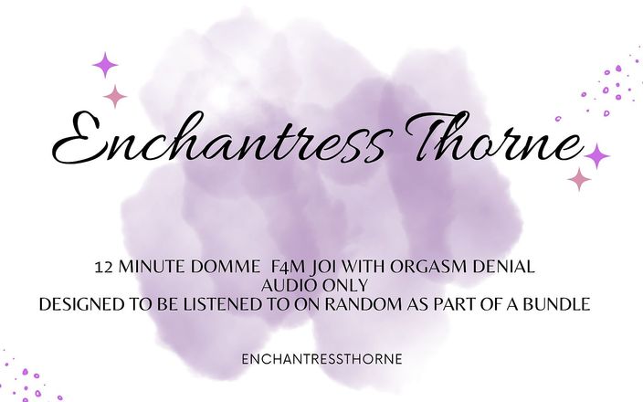 EnchantressThorne: 女主调教撸管指挥意味着否认 01