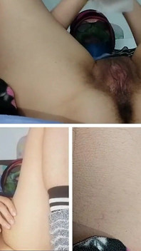 เมียสมัครเล่นใช้นิ้วสอดหีจนแตก หีขนดกสาวละตินช่วยตัวเองครางเสียว