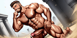 Erotic Man: 晒黑的白人男人高潮图像集