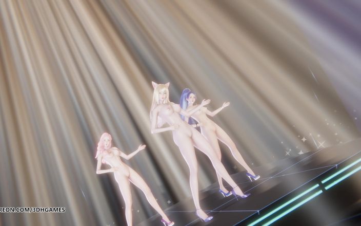 3D-Hentai Games: [mmd] Wjsn Chocome - Hmph! Ahri Kaisa Seraphine Sexy Nude Dance...