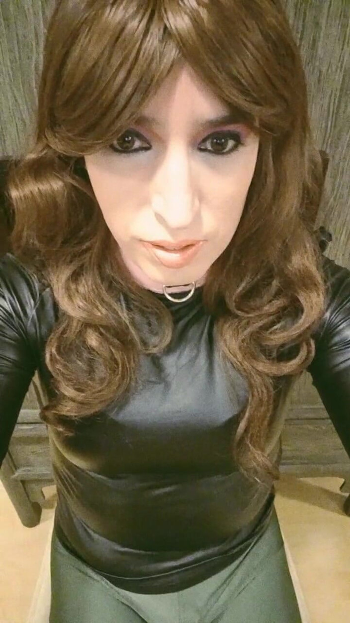 Tammy sissy slave: Masturbacja w legginsach
