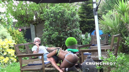 Not really gay but: Straight fucked in the garden by Jess Royan