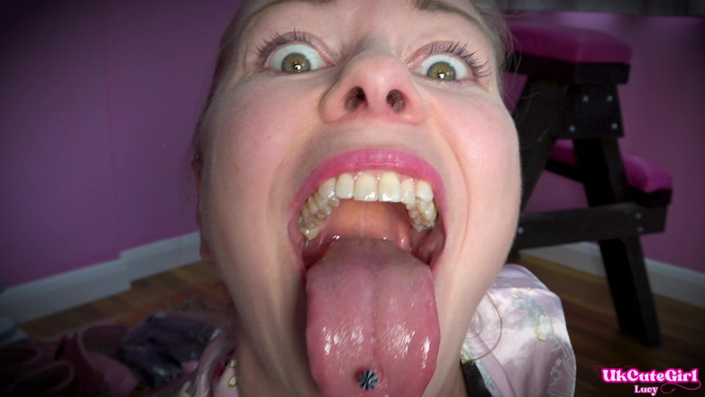 UKCuteGirl Lucy Lauren: Tiny Little Dentist Tastes Like Bacon Gobbled up by Giantess...