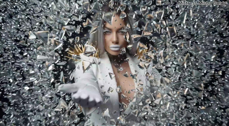 Goddess Misha Goldy: Потрясающая Контролируемая Слабость