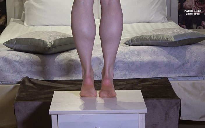 Faith Eros: Calf Raises on the Stool + Mesurement After and Before - Custom...