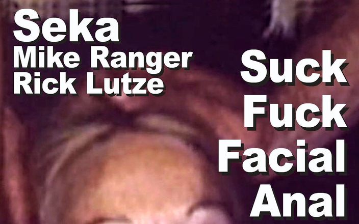 Edge Interactive Publishing: Сека і Майк Ranger &amp;amp; Rick Lutze смокчуть трах, подвійне проникнення на обличчя