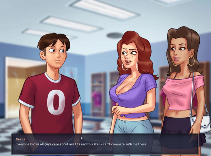 Johannes Gaming: Summertime saga - aulas extras estão ajudando peitos grandes e lindamente
