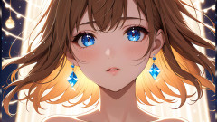 LustRender: Bokeh Dreams: o tânără frumoasă în lumini plutitoare