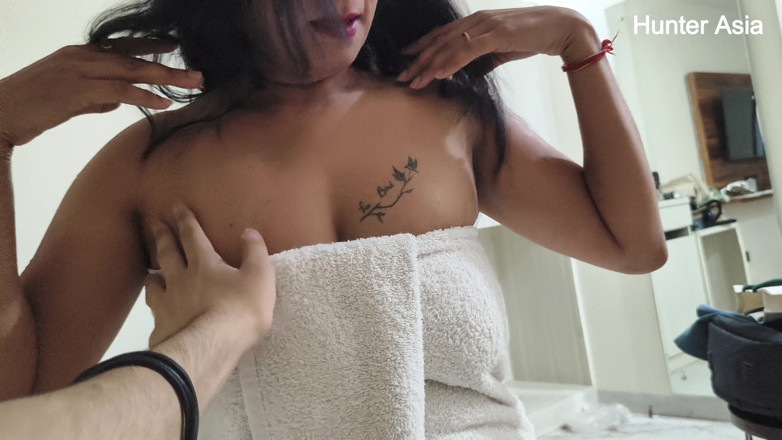 hunter Asia: She Came Out of the Shower… He Lost Control