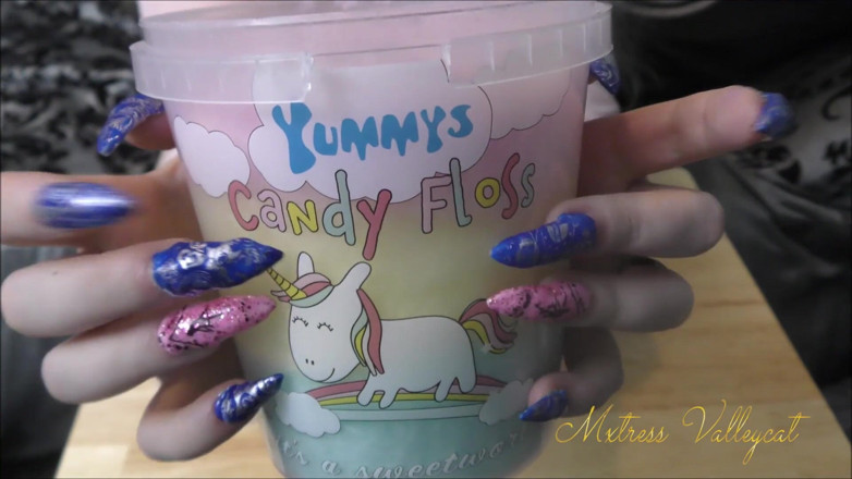 Mxtress Valleycat: Anime nails dan candy floss