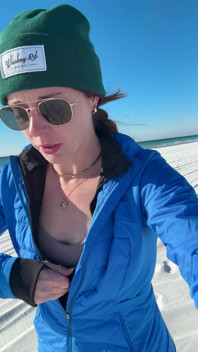 Walking on the Beach Calls for a Quick Orgasm!