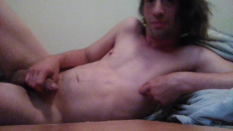 LilTaste: Transgirl Naked Lazily Playing with Asscheeks and Non-op Clit