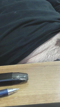 Big Italian Dick Jerk and Big Cum at Office Desk