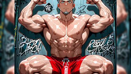 Erotic Man: Ai Men with Huge Muscles