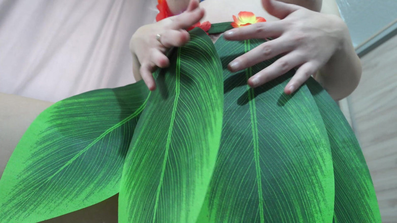 AmayaMori: Prdím a masturbuji v havajském cosplay kostýmu a ukazuji, co...