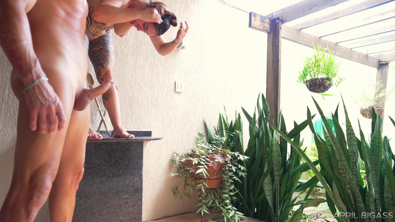 April BigAss: Schmutziges Schätzchen, Schmutziger Arsch Zu Mund Und Prolapsierter Anal-creampie!! Naturseusch!!