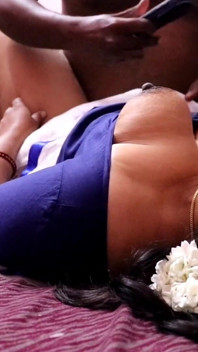Sexy Big Tities Stepaunty in Saree and Blue Blouse Fucked Hard Pussy Creamed