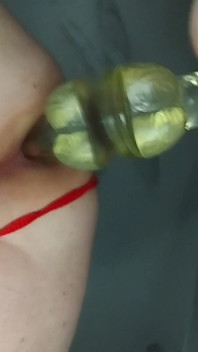 Anal Dildo Practice