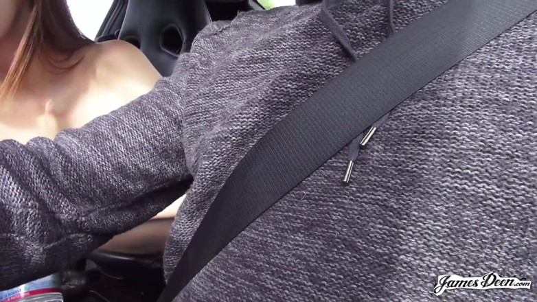 James Deen: Jenna Justine in diep in keel actie met James Deen