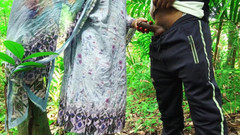 mahihot1: Girlfriend with Boyfriend in Jungle Sex.