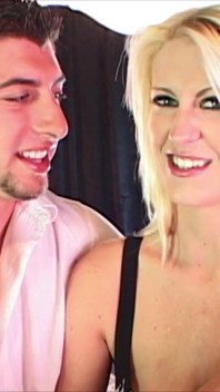 Double Barrel - Busty Blonde Babe Gets Fucked & Facialled