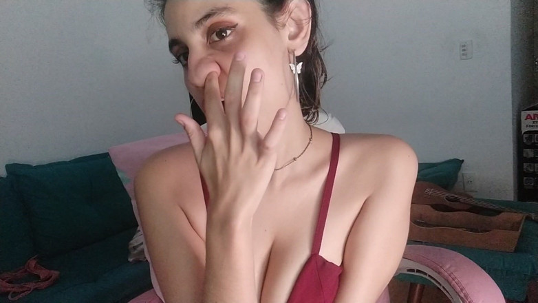 Ms Candy Bunny: Meine nase auswählen und meine finger lecken