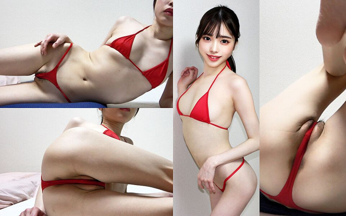 Gals apartment: Thong Bikini Slender Girl's Room Indoor Camera, Japanese Girl Is...